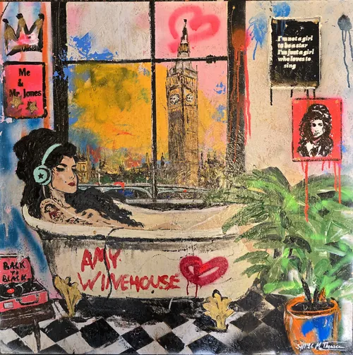 Blick ins Badezimmer von Amy