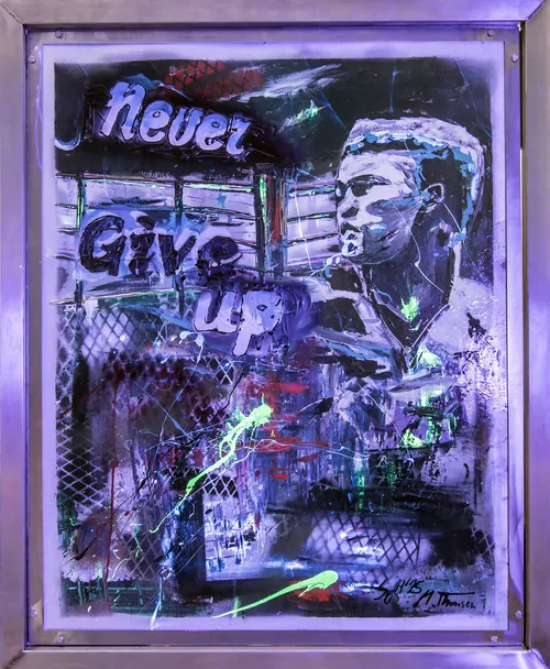 Never give up
