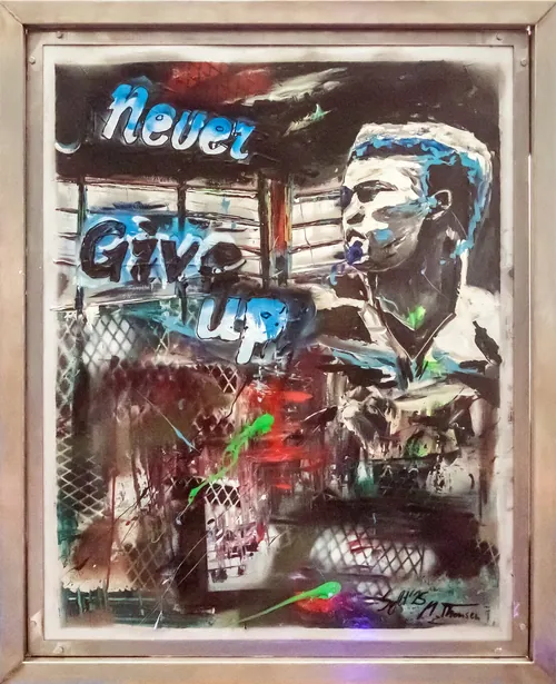 Never give up