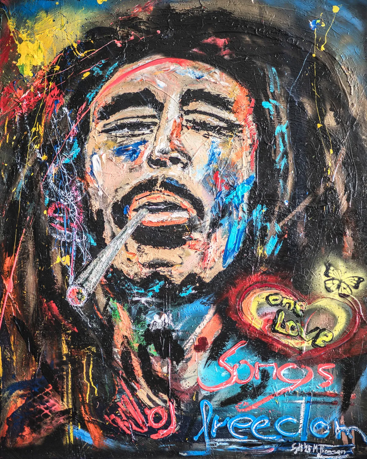 Smoking Bob Marley
