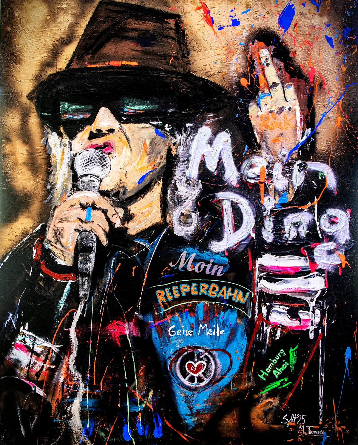 Udo Mittelfinger hoch